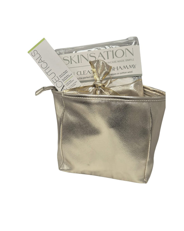 Micellar Water + Shammy + Makeup Bag