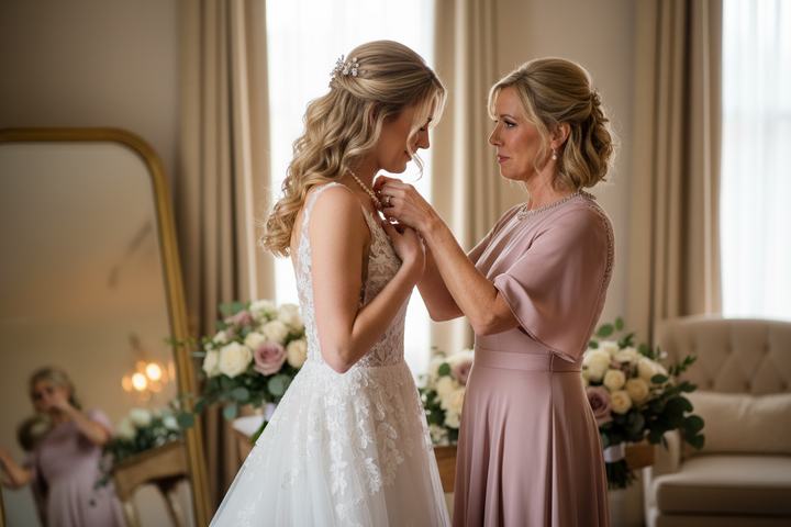 bride and mother of the bridge